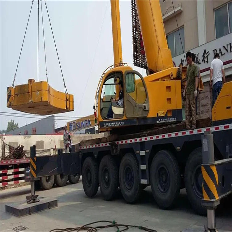 南桥镇当地吊车出租|机器吊装|75吨|工厂搬迁服务